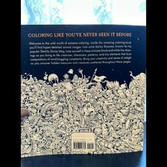 Animorphia by Kerby Rosanes: An Extreme Coloring and Search Challenge - Picture 2 of 2